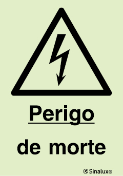 Sinal de perigo de morte