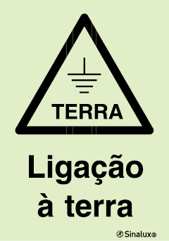 Sinal de perigo, ligação à terra