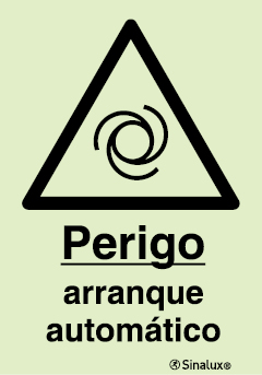 Sinal de perigo, arranque automático