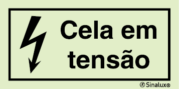 Sinal de cela em tensão