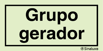 Sinal de grupo gerador