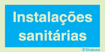 Sinal de informação, instalações sanitárias