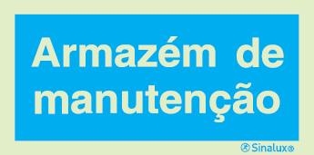 Sinal de informação, armazém de manutenção