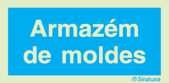 Sinal de informação, armazém de moldes