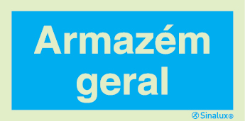 Sinal de informação, armazém geral