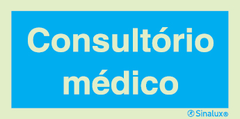 Sinal de informação, conSultório médico