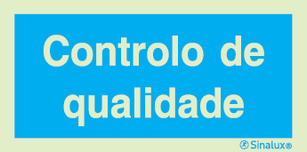 Sinal de informação, controlo de qualidade