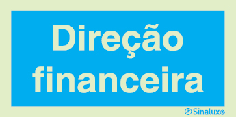 Sinal de informação, direção financeira