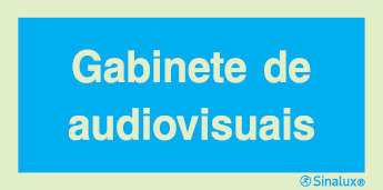 Sinal de informação, gabinete audiovisuais