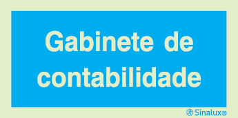 Sinal de informação, gabinete de contabilidade