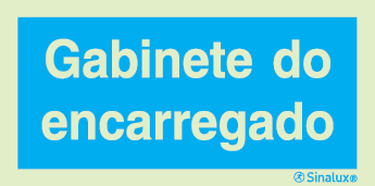 Sinal de informação, gabinete do encarregado