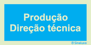 Sinal de informação, produção direção técnica