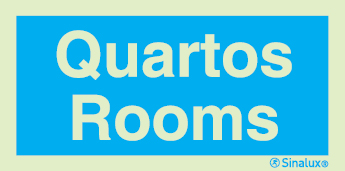 Sinal de informação, quartos rooms