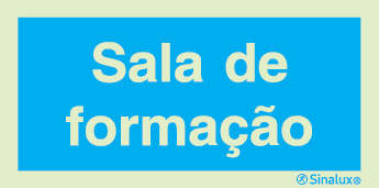 Sinal de informação, sala de formação