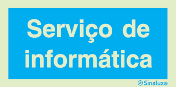 Sinal de informação, serviço de informática