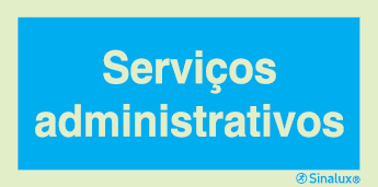 Sinal de informação, serviços administrativos