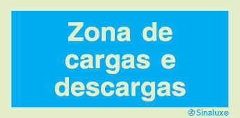 Sinal de informação, zona de cargas e descargas