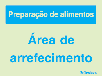 Sinal para indústria alimentar, Área de arrefecimento