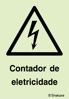 Sinal para condomínios, Contador de eletricidade