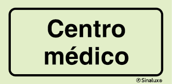 Sinal para instalações desportivas, Centro médico