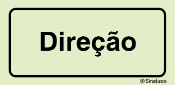 Sinal para instalações desportivas, Direção