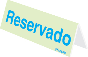 Sinal amovível, Reservado