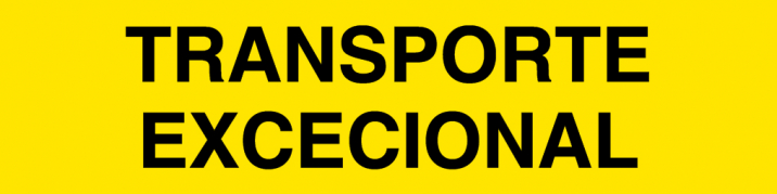 Sinal para veículos de transportes especiais, Transporte excecional