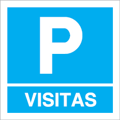 Sinal para parques de estacionamento, informação, Parque de visitas