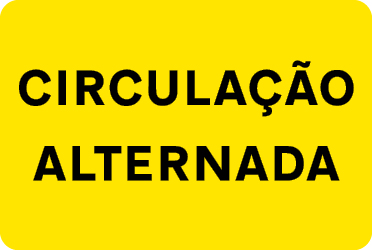 Sinal provisório de trânsito, Circulação alternada