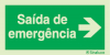 Sinal de Saída de emergência para a direita