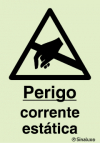 Sinal de perigo, corrente estática