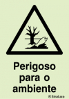 Sinal de perigo, perigoso para o ambiente