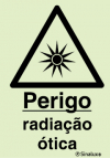 Sinal de perigo, radiação ótica