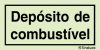 Sinal de depósito de combustível