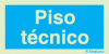 Sinal de informação, identificação de pisos, Piso técnico