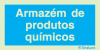 Sinal de informação, armazém de produtos químicos