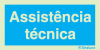 Sinal de informação, assistência técnica