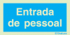 Sinal de informação, entrada de pessoal