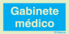 Sinal de informação, gabinete médico