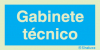 Sinal de informação, gabinete técnico