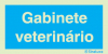 Sinal de informação, gabinete veterinário