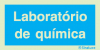 Sinal de informação, laboratório de química