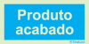 Sinal de informação, produto acabado