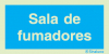 Sinal de informação, sala de fumadores