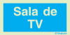 Sinal de informação, sala de TV