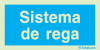 Sinal de informação, sistema de rega