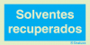 Sinal de informação, solventes recuperados