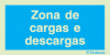 Sinal de informação, zona de cargas e descargas