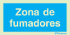 Sinal de informação, zona de fumadores