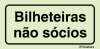 Sinal para instalações desportivas, Bilheteiras não sócios